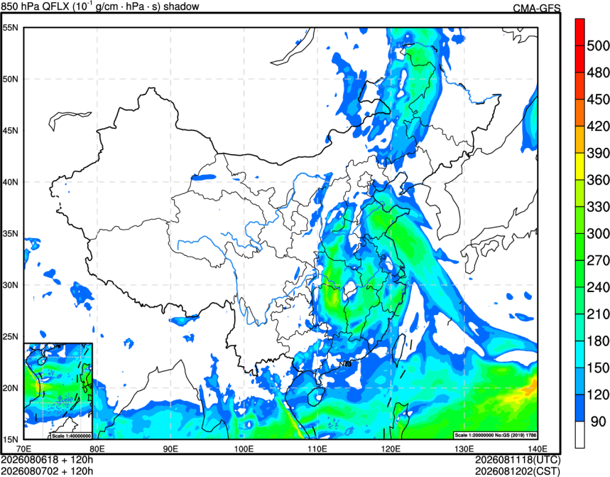 08/06 18时 +120小时