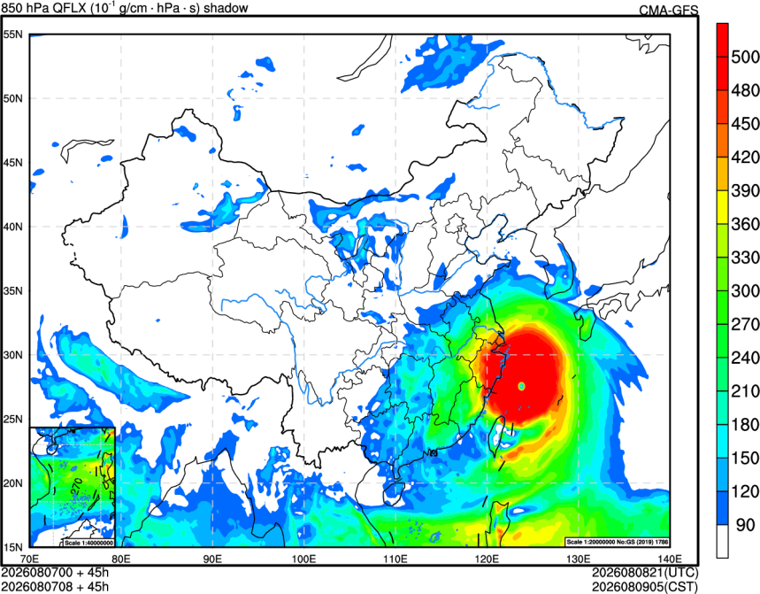 08/07 00时 +045小时