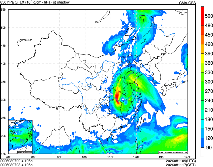 08/07 00时 +105小时