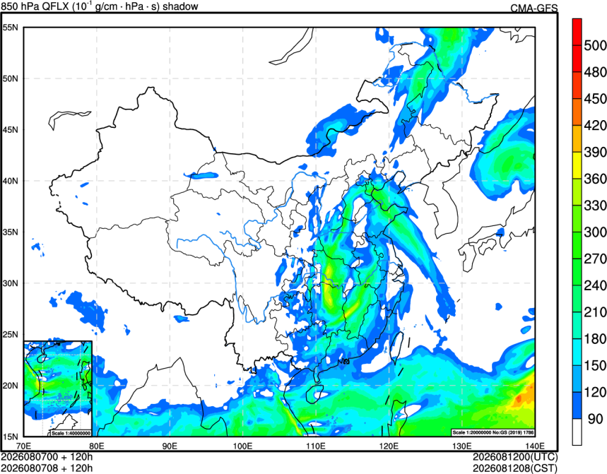 08/07 00时 +120小时
