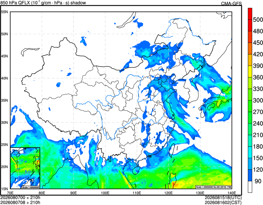 08/07 00时 +210小时