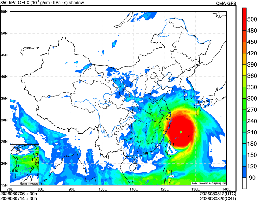 08/07 06时 +030小时