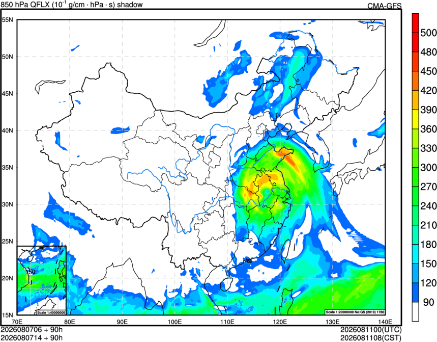 08/07 06时 +090小时