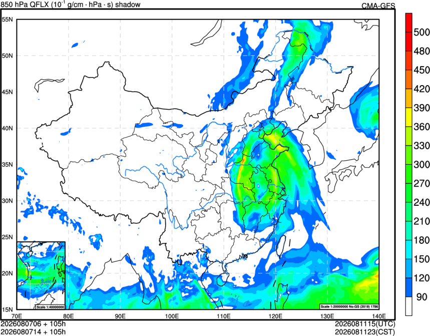 08/07 06时 +105小时