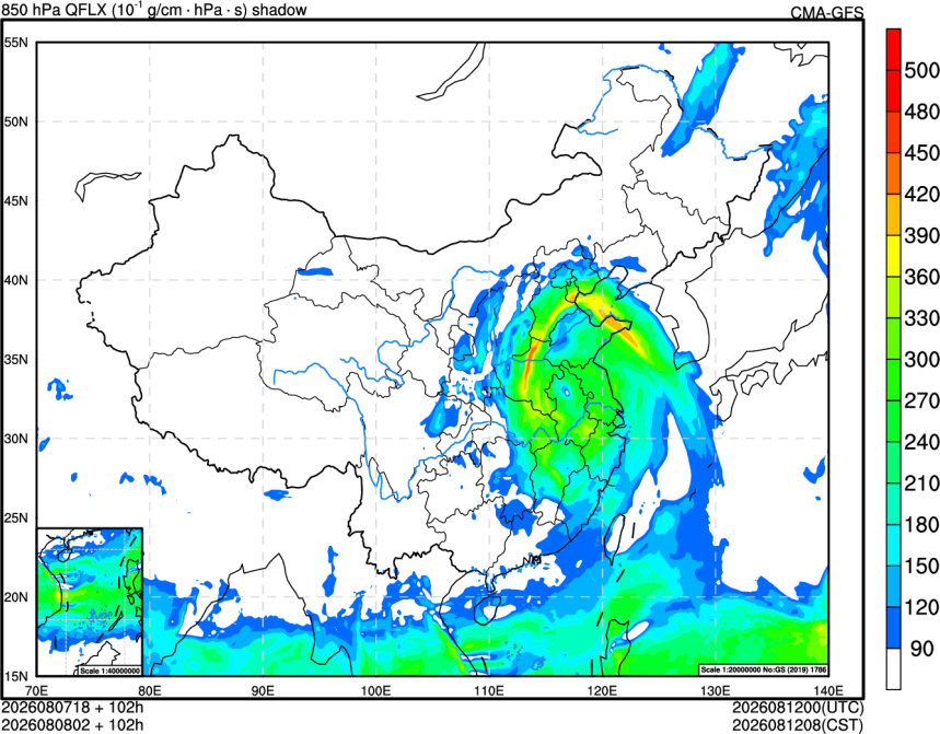 08/07 18时 +102小时