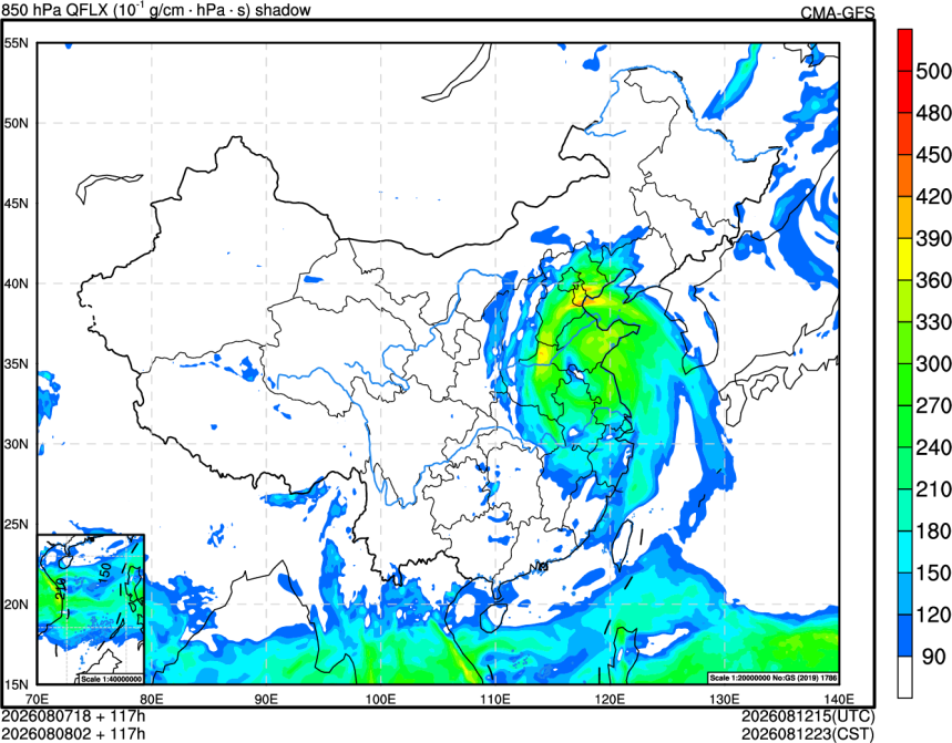 08/07 18时 +117小时