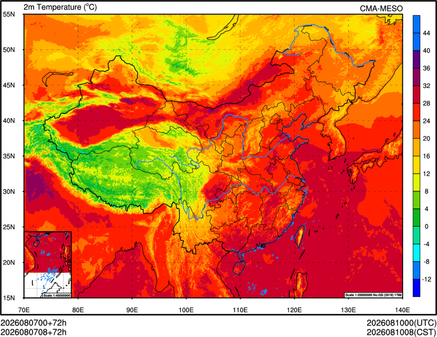 08/07 00时 +072小时