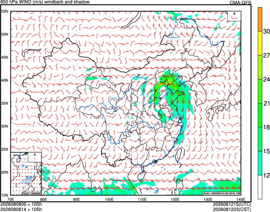 08/08 06时 +105小时