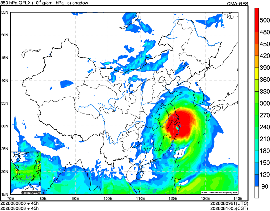 08/08 00时 +045小时