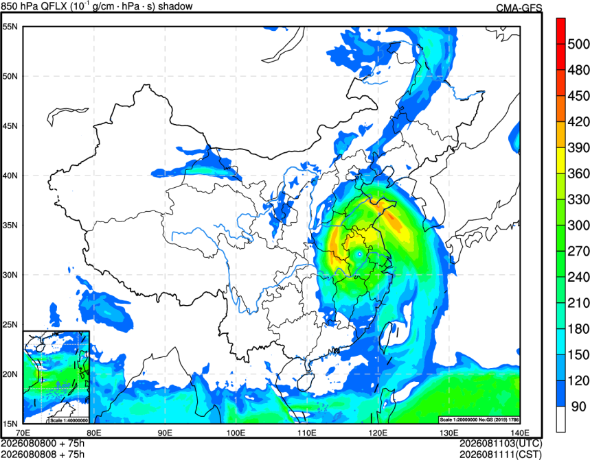 08/08 00时 +075小时