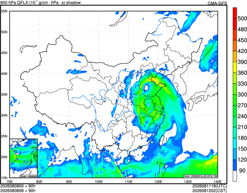 08/08 00时 +090小时
