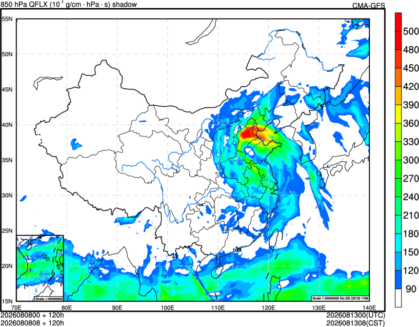08/08 00时 +120小时