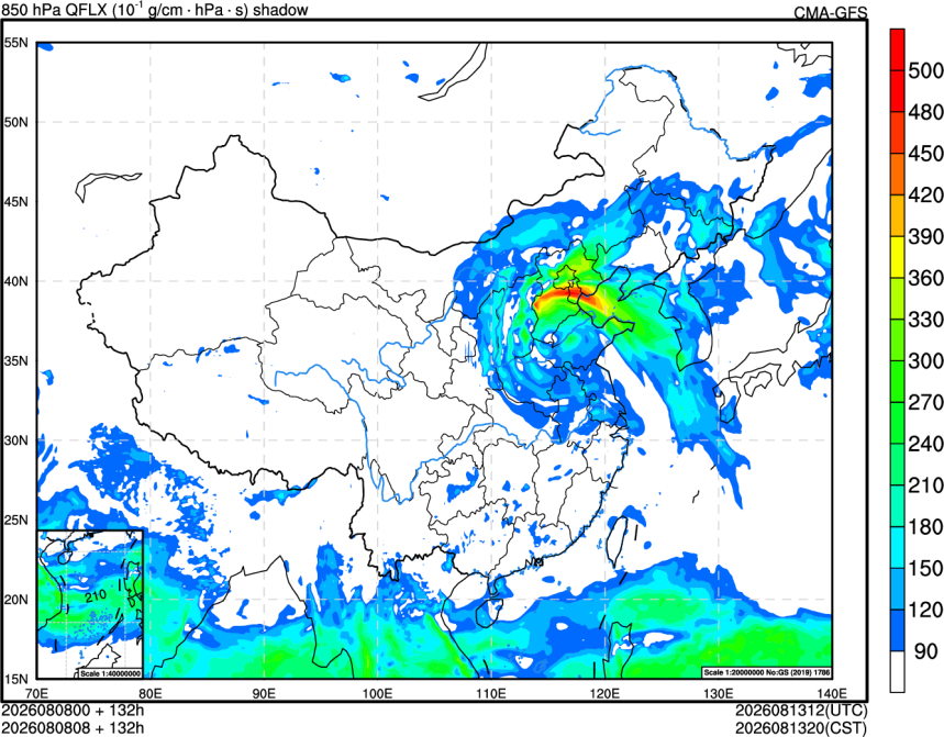 08/08 00时 +132小时