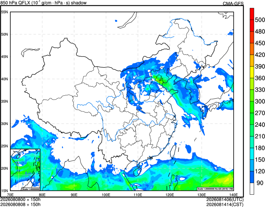 08/08 00时 +150小时