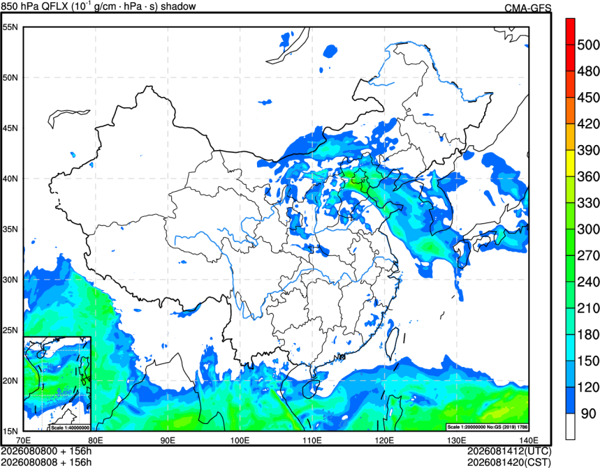 08/08 00时 +156小时