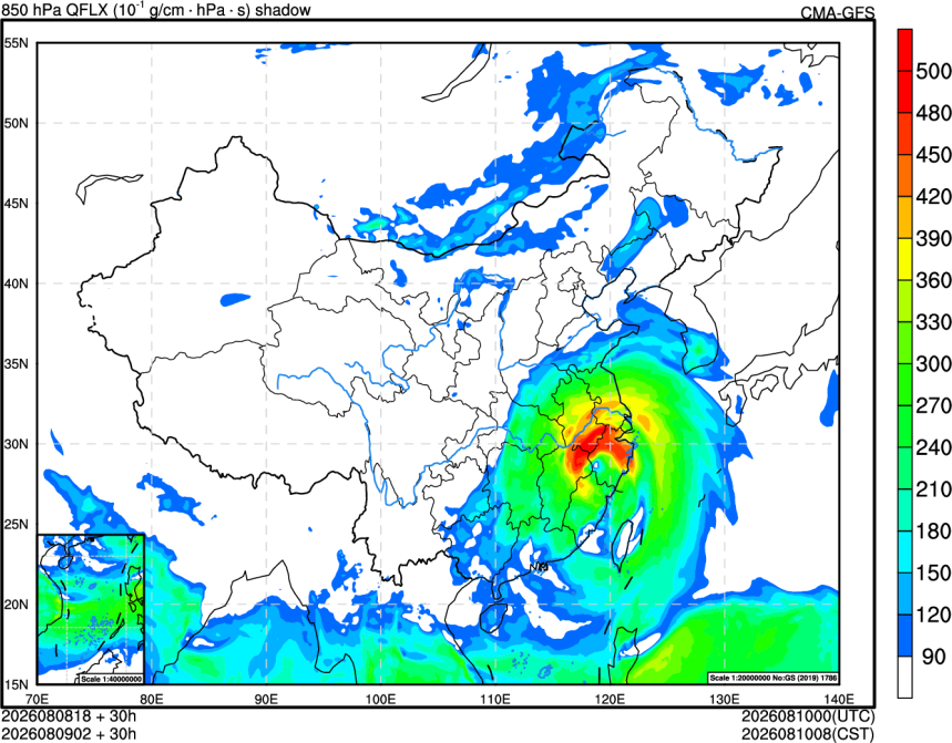 08/08 18时 +030小时