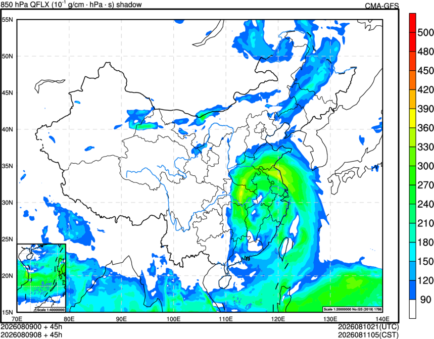08/09 00时 +045小时