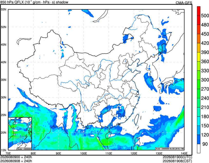08/09 00时 +240小时