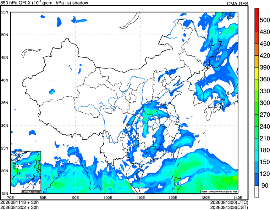 08/11 18时 +030小时