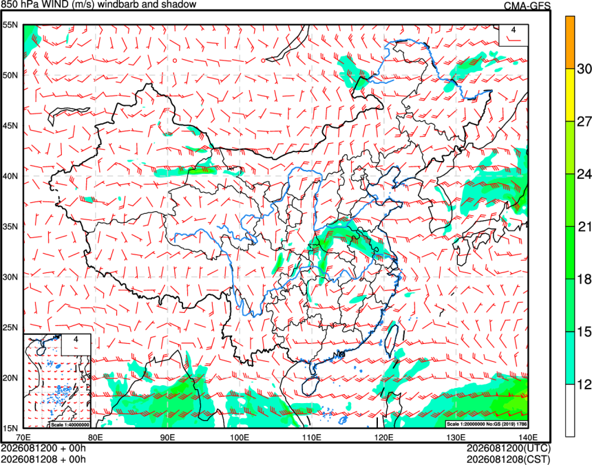 08/12 00时 +000小时