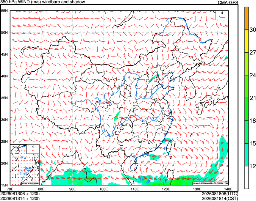 08/13 06时 +120小时
