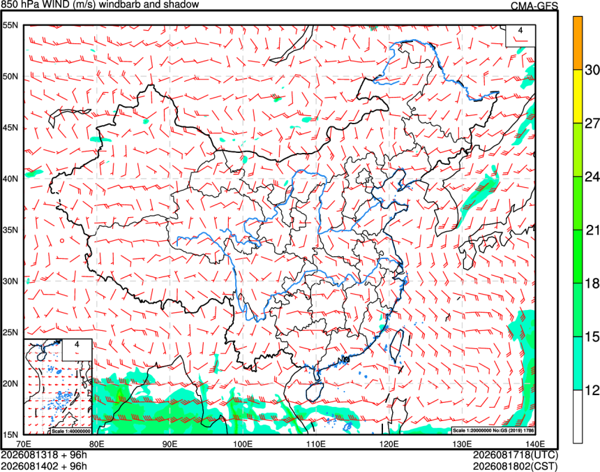 08/13 18时 +096小时