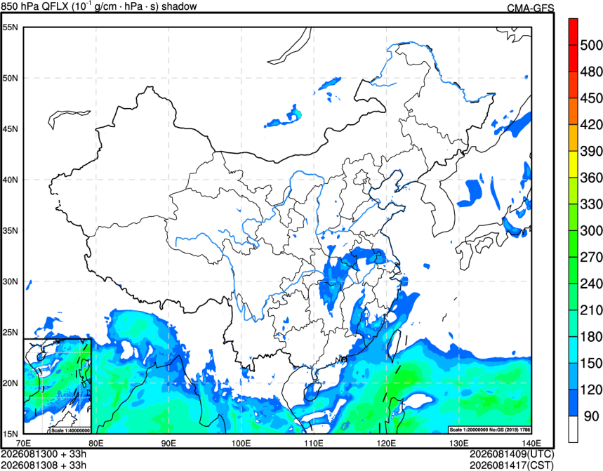 08/13 00时 +033小时