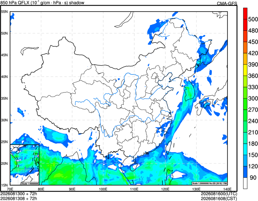 08/13 00时 +072小时