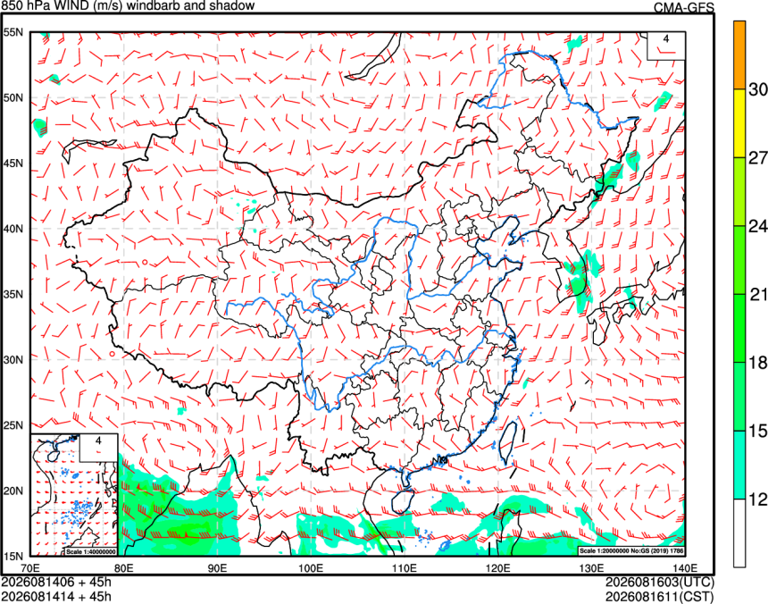 08/14 06时 +045小时
