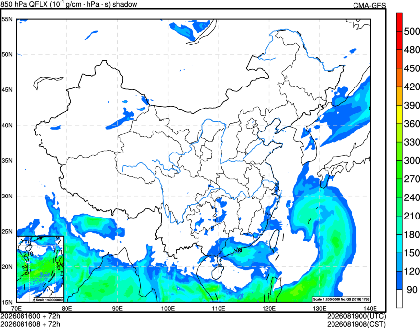 08/16 00时 +072小时