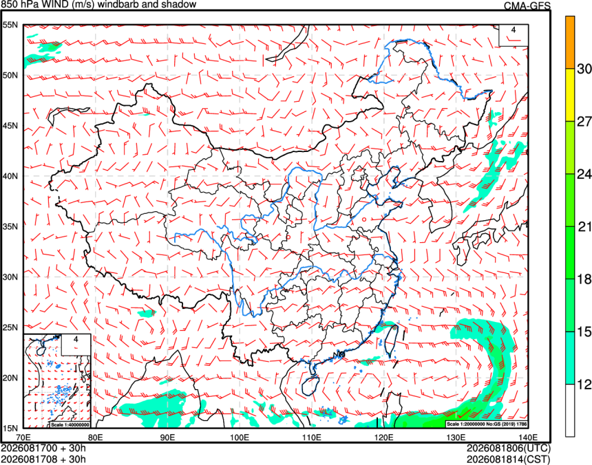 08/17 00时 +030小时