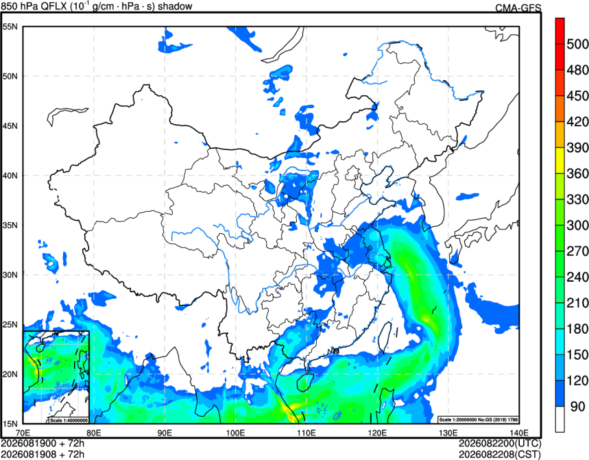08/19 00时 +072小时