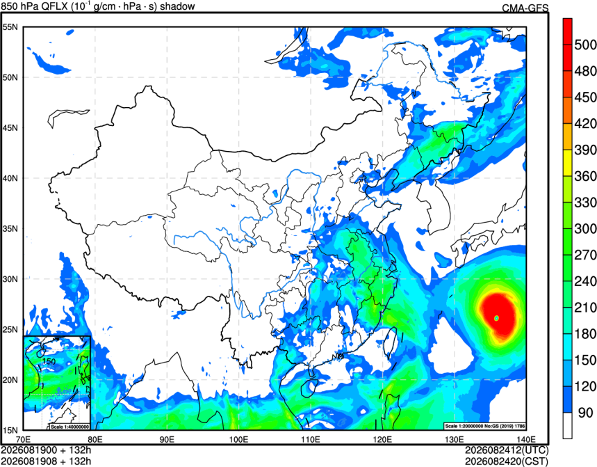 08/19 00时 +132小时