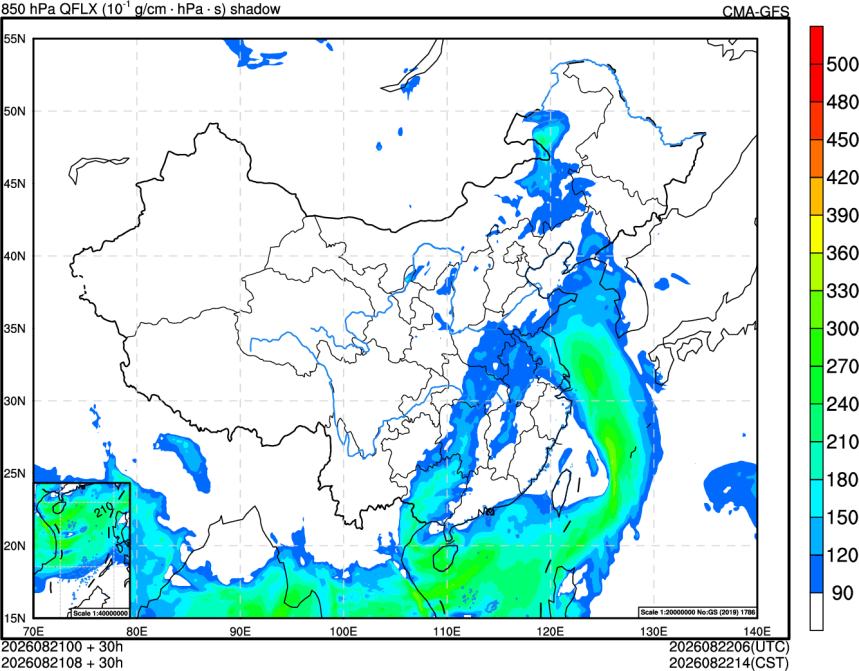 08/21 00时 +030小时