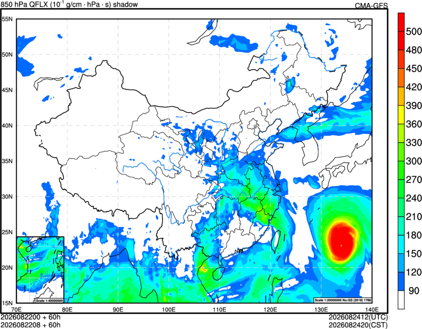 08/22 00时 +060小时