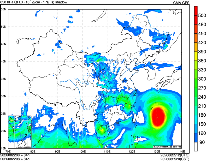 08/22 00时 +084小时