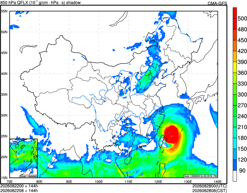 08/22 00时 +144小时