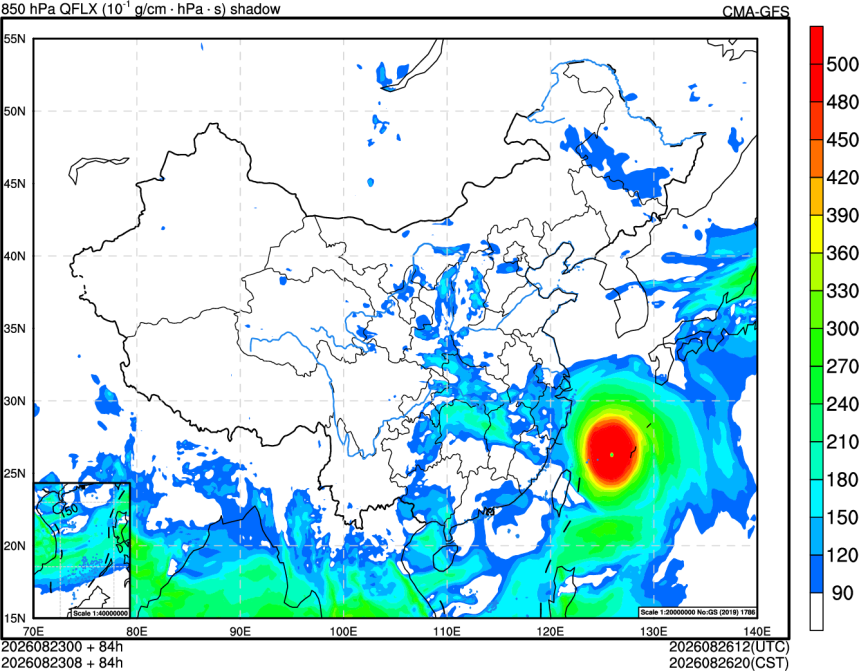08/23 00时 +084小时