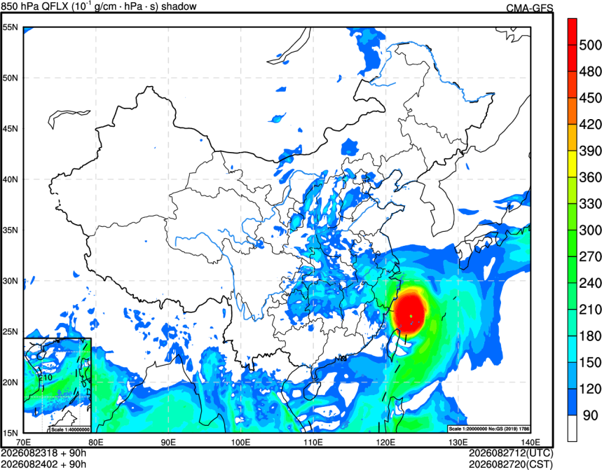 08/23 18时 +090小时