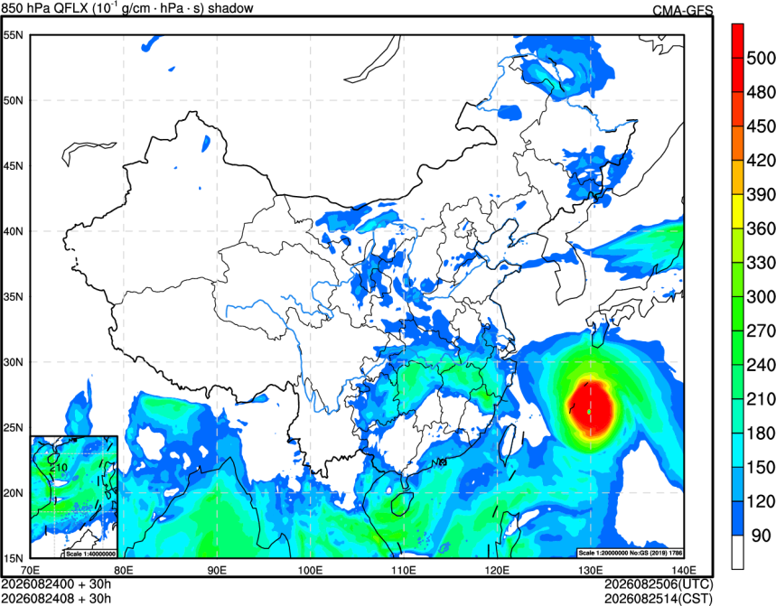08/24 00时 +030小时