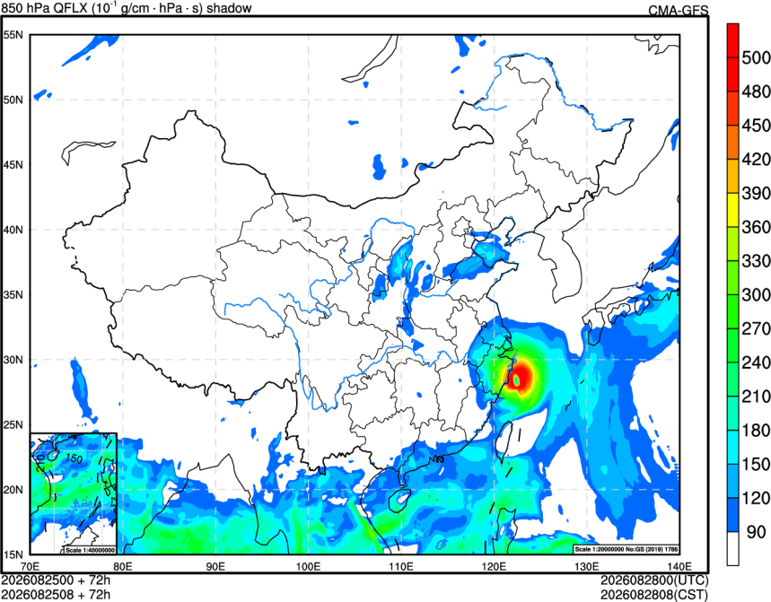08/25 00时 +072小时