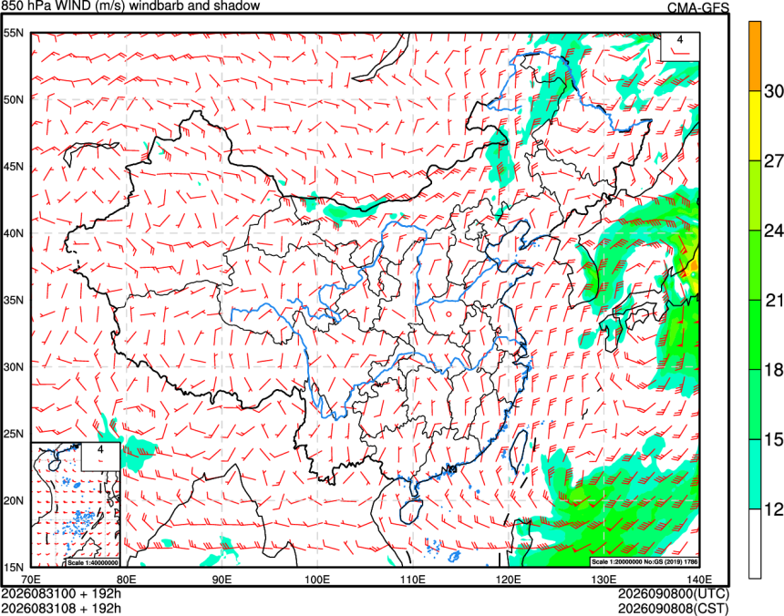 08/31 00时 +192小时