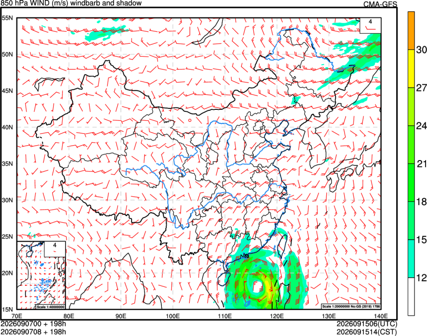 09/07 00时 +198小时