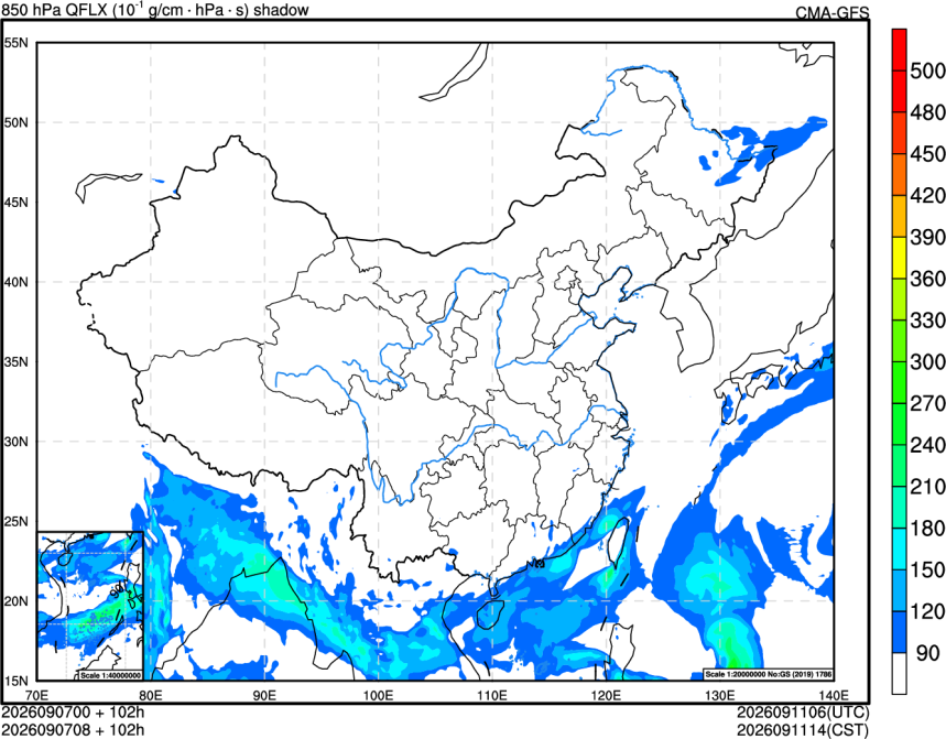 09/07 00时 +102小时
