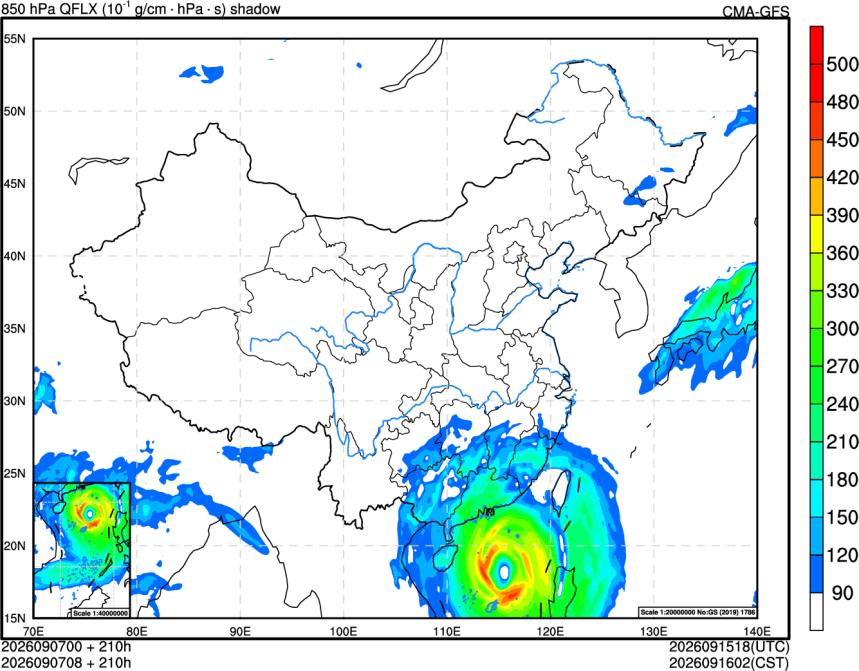 09/07 00时 +210小时