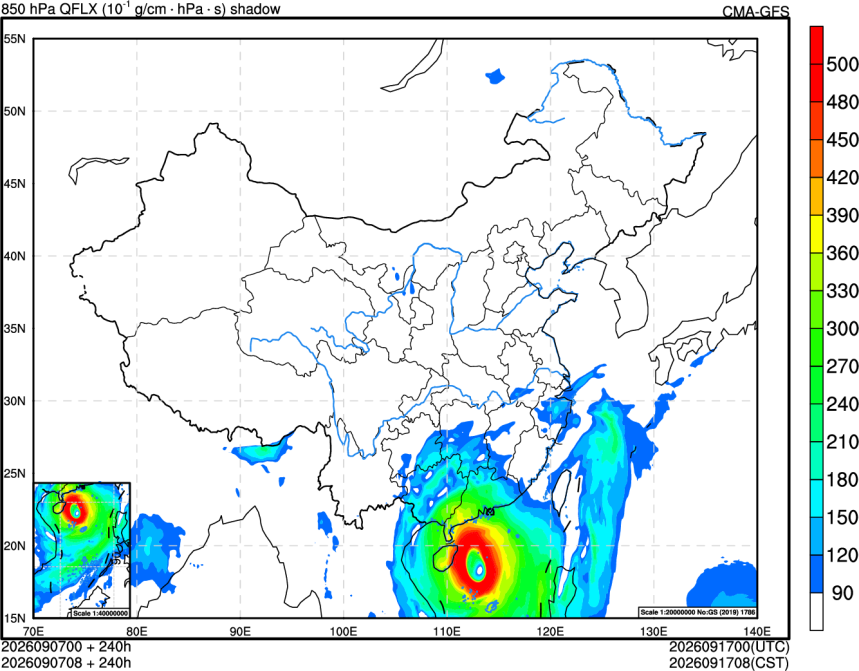 09/07 00时 +240小时