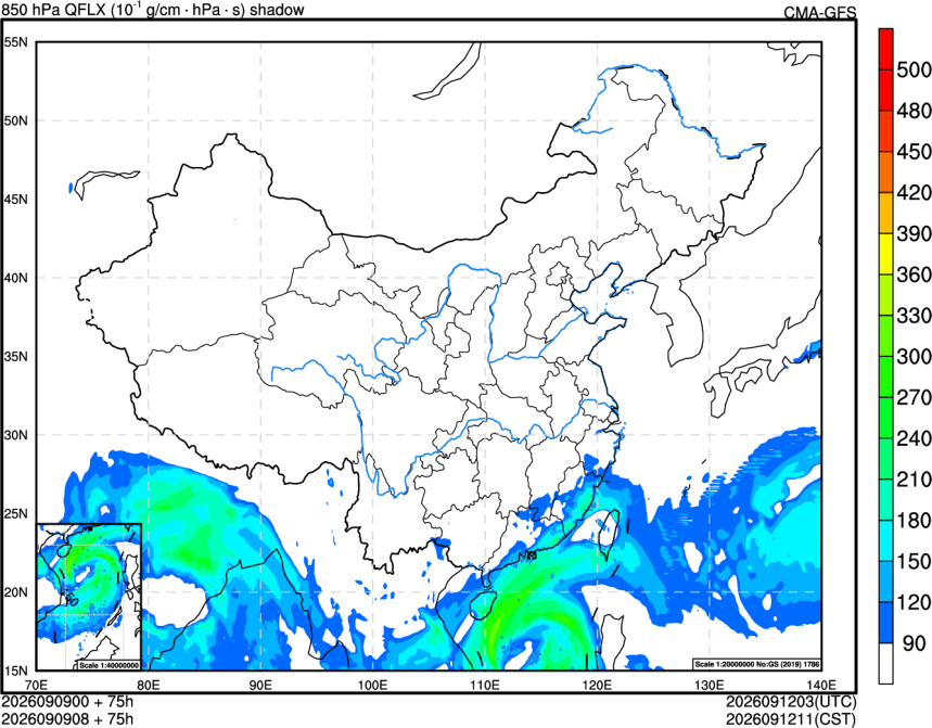 09/09 00时 +075小时