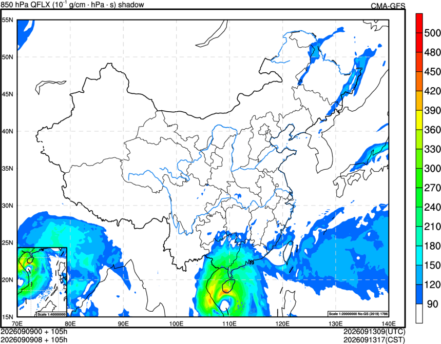 09/09 00时 +105小时