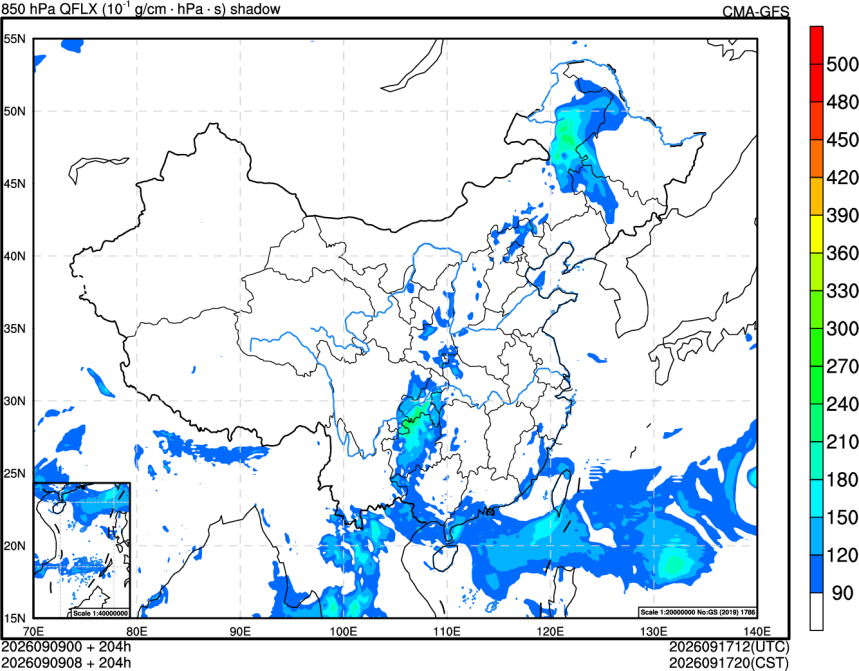 09/09 00时 +204小时
