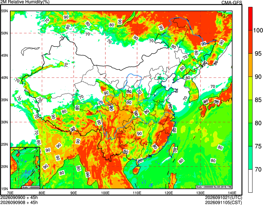09/09 00时 +045小时